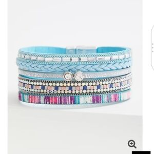 🆕TURQUOISE & PINK MAGNETIC BRACELET